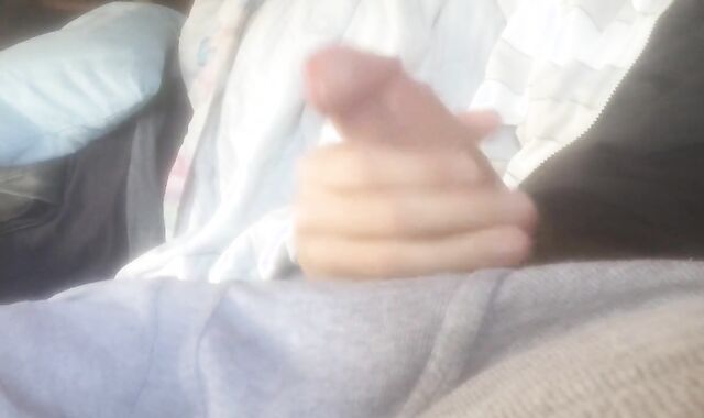 Fur Covered lad makes a fountain of jism