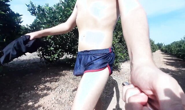 I go running in cut-offs and I get so ferocious that I jizz in my pants