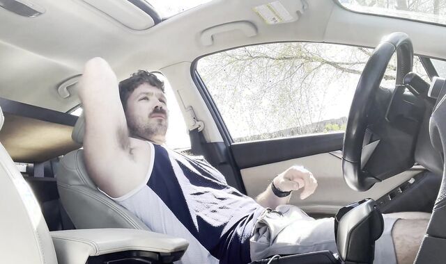 Was so super-naughty I pulled down a side street to take care of business