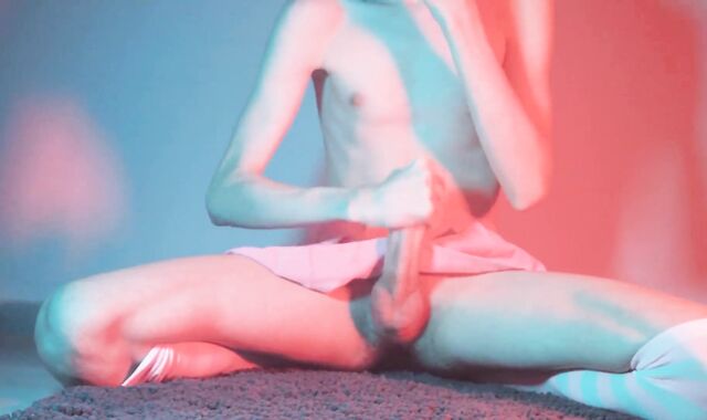 ultra-cute legal year old femboy completes off