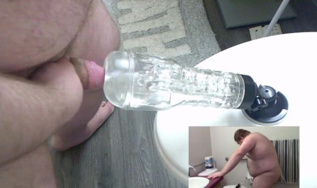 Massive Stud Gets Back To Rutting Mountable Fleshlight