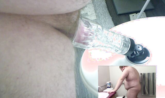 Massive Stud Gets Back To Rutting Mountable Fleshlight