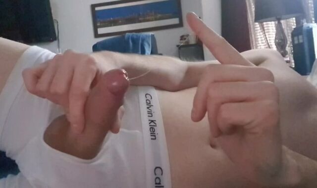 Wake up jizm stream with fleshlight