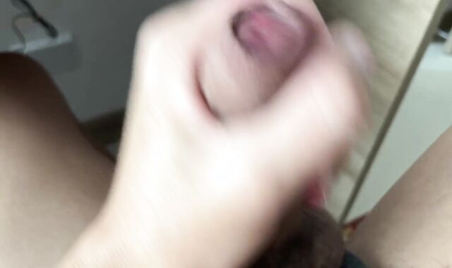 POINT OF LOOK: SCORCHING JISM, SUPAH-NAILING-RED-HOT FELLOW IN THE STOOL