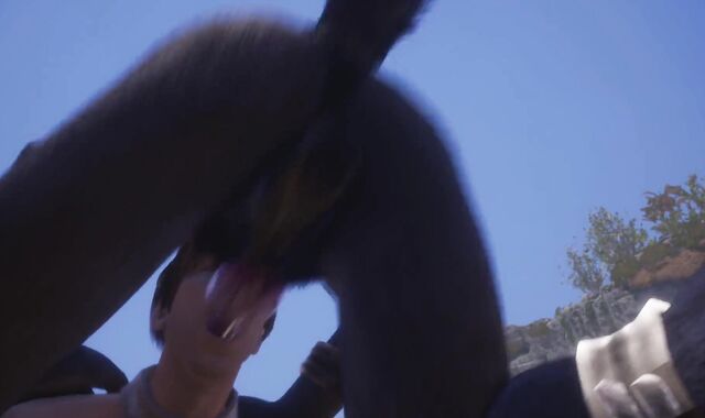 Rahn the Hairy Man Gets a Gargle Job from Cute Homosexual Stud / Insatiable Life Furries