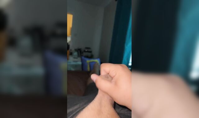 Chub jerkoff and cum session from different angles