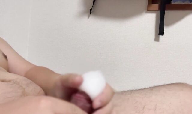 Asian lush fellow, ruins TENGA EGG and jizm rock firm.