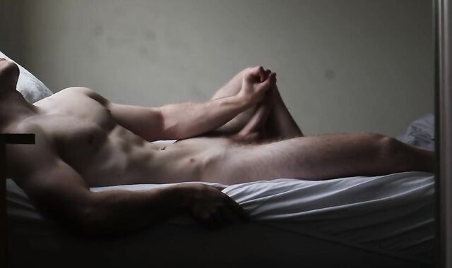 Teenage boy yam-sized spunk shot