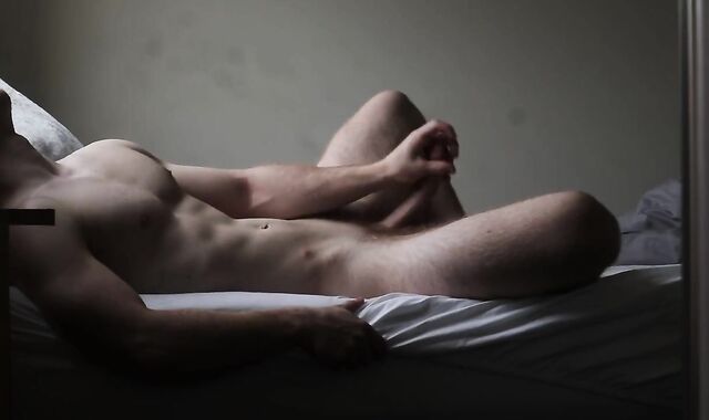 Teenage boy yam-sized spunk shot