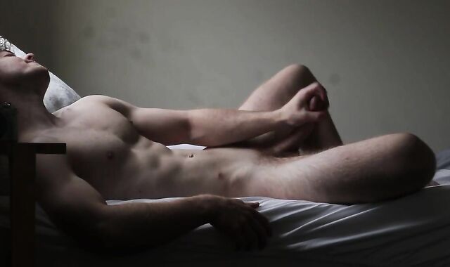 Teenage boy yam-sized spunk shot