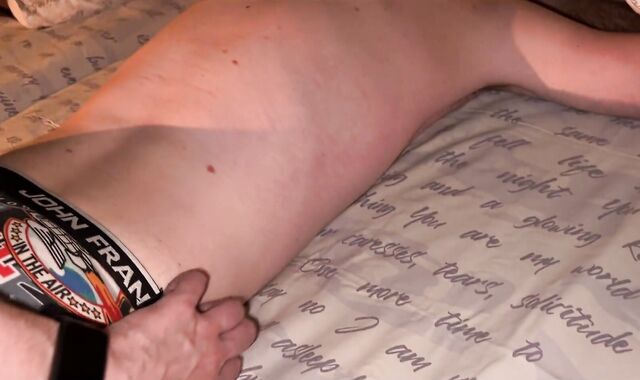 Aged College and feet massage before lovely hand job with immense and great-sized pop-shot