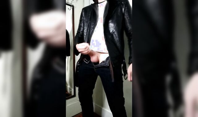 Violating in my Leather Biker Jacket