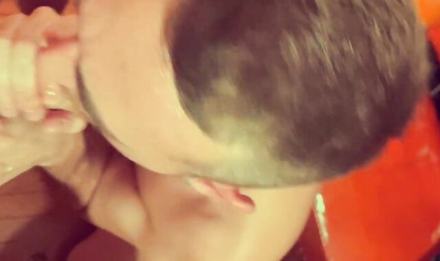 gay-for-pay 10" pecker on slow mobility loop with retro filter and music why not