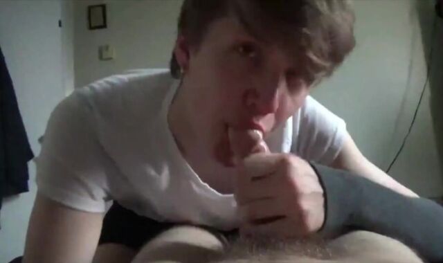 Wanking & Deep-Inhaling Father Off