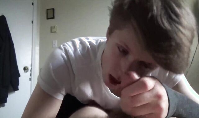 Wanking & Deep-Inhaling Father Off