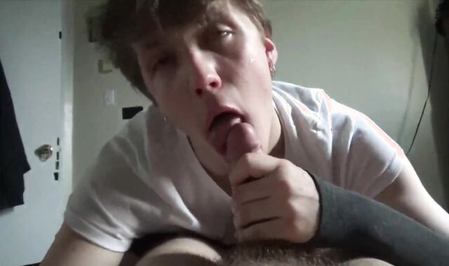 Wanking & Deep-Inhaling Father Off