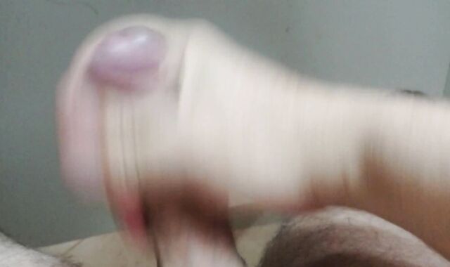 Home Alone Wanking My Erect Beef Whistle Until I Cum