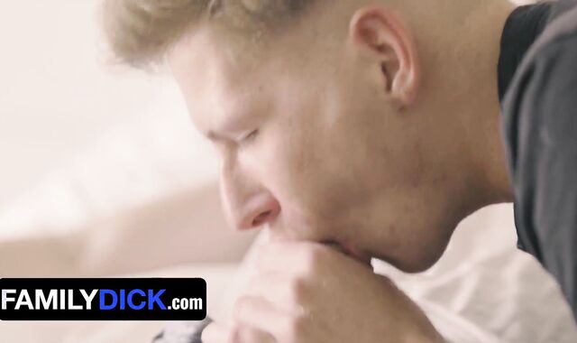 Youngster Step Stepson Lukas Stone Takes Step Parent's Jizm-Pump From Behind While Step Mommy Is Home - FamilyDick
