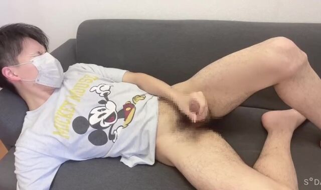 #20 イケメン男子大学生 久しぶりのオナニー