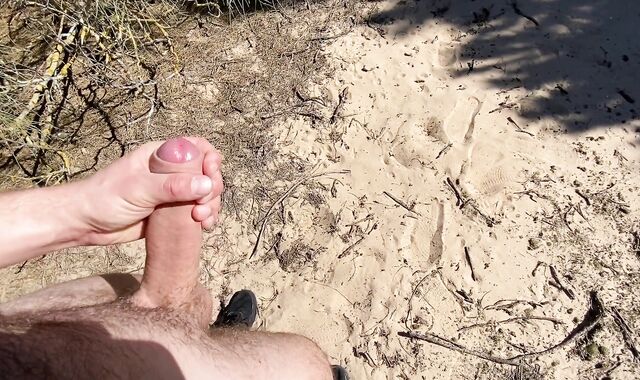 I SHOT A GINORMOUS BLAST OF SPUNK IN THE DUNES