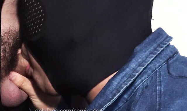 My REAL Neighbor Visited My Gloryhole and Dropped Off A Load