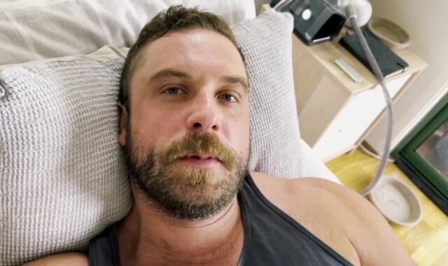 Furry Muscle Hunk Koby Falks POINT OF GLANCE Strokes and Cums into Underwear