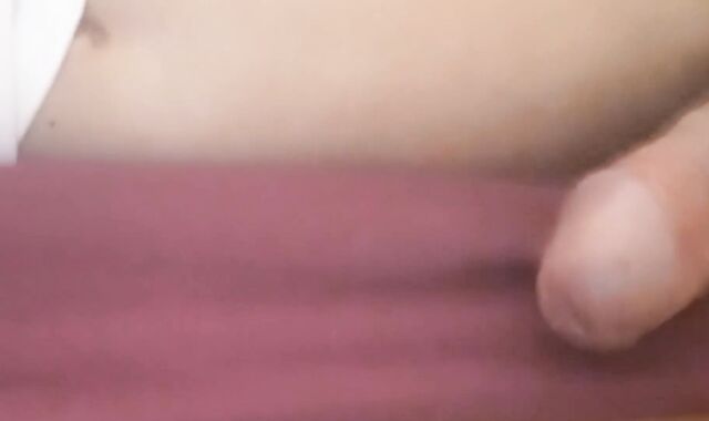 Urinate or cum first-ever-ever? Twink gets rock-rock-hard spear pulverizing sofa but too much urge to pee due to overfull bladder