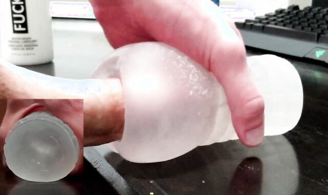 Femboy Ravages A See-Through Onahole