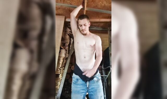 Workout on the farm.