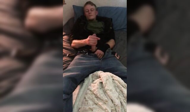 Masturbate off and self deep gargling