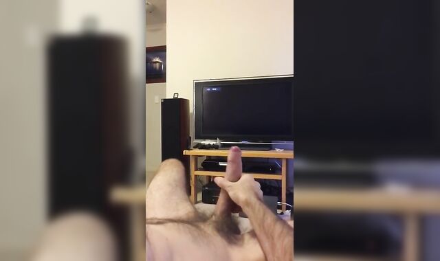 Supah-Nice masturbate with large spunk ropes