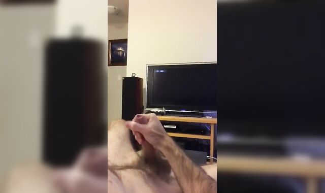 Supah-Nice masturbate with large spunk ropes