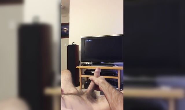 Supah-Nice masturbate with large spunk ropes