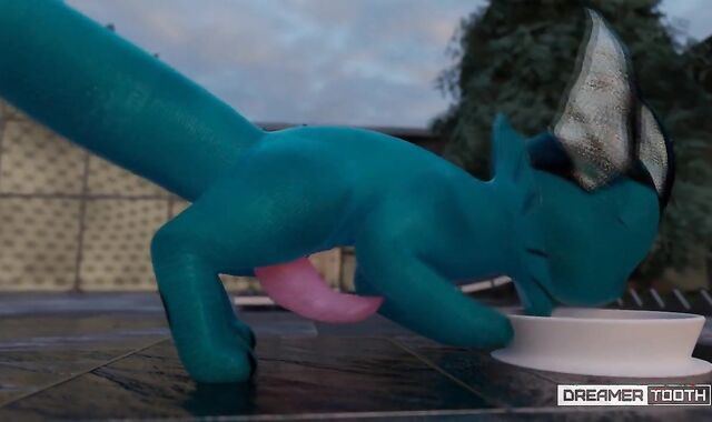 PETITE BLUE FISH-DOGGO HAS YAM-SIZED JIZM SHOTS [GROWTH] [FURRY] [CUMSHOT]