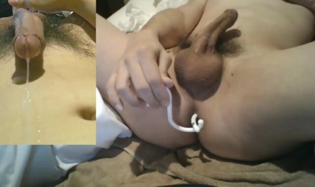 Mitt free-for-all-for-all seminal vesicle(prostate) orgasm and jizm