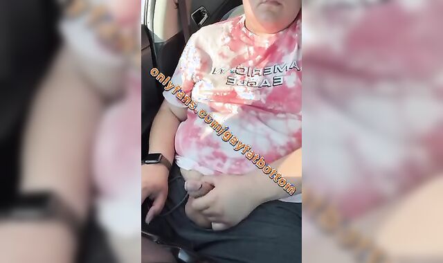 Ultra-Kinky chub can't wait and milks uncut boner in the Walmart parking lot