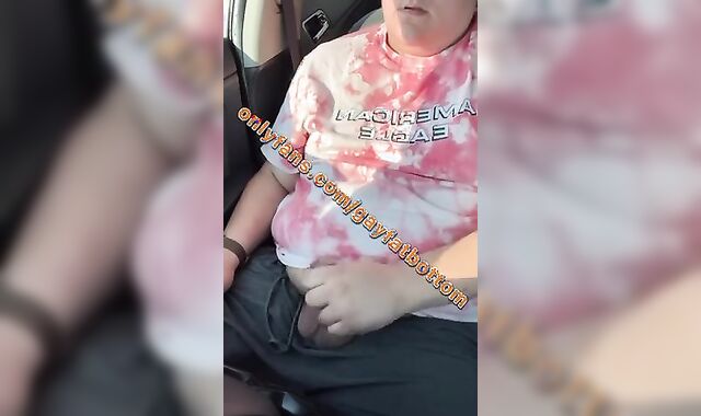 Ultra-Kinky chub can't wait and milks uncut boner in the Walmart parking lot