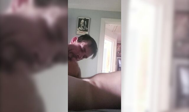 Daddy waking his son-in-law up with a blow job ????