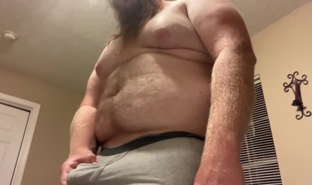 Wet and solo dude masterbation