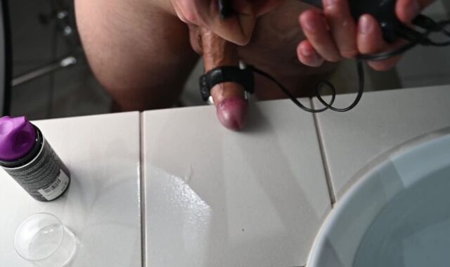 Twink tests out JETT from Crimson-Molten Octopuss super hasty jism very heavy ejaculation