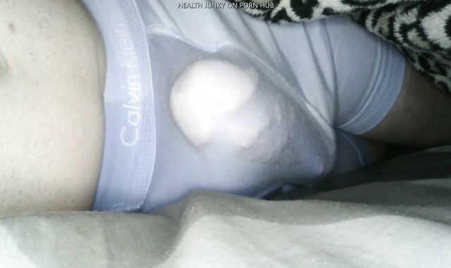 Insatiable raw wish in Calvin Kleins. Lots of piss, jizz, and pre jizm.