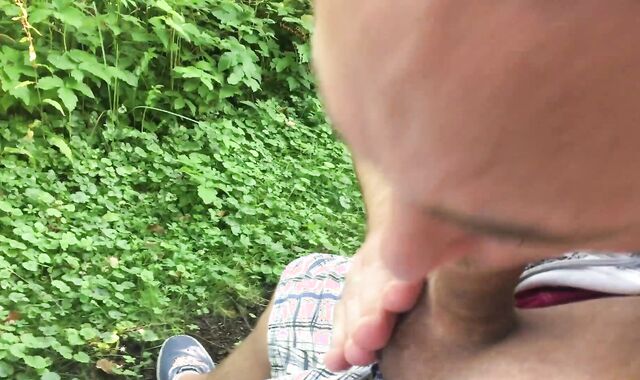Public Cruising - Public park bench gargle