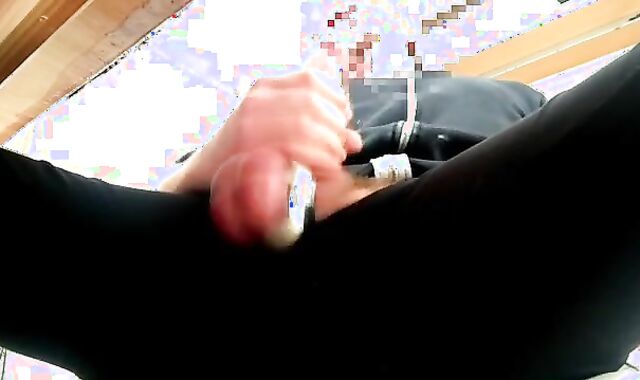 WHITE WORDY BALL STRETCHED SCROTUM IMPALER / FREAK CUM ROPES