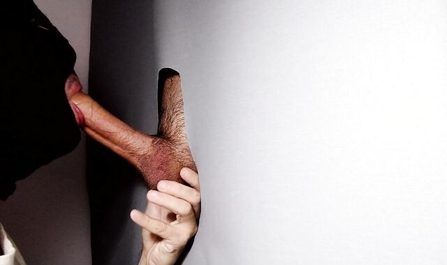 Very hot gay-for-pay hipster comes to gloryhole for the very first-ever time.