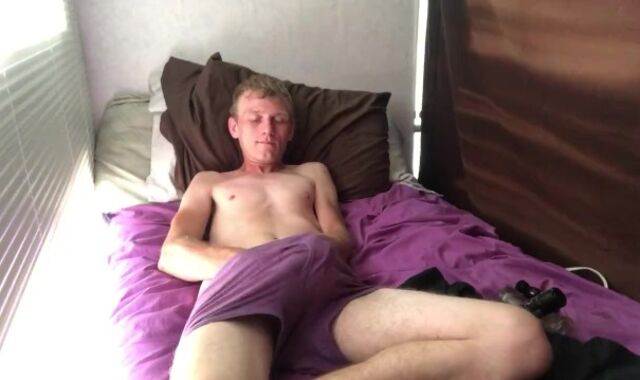 Self deepthroating fun