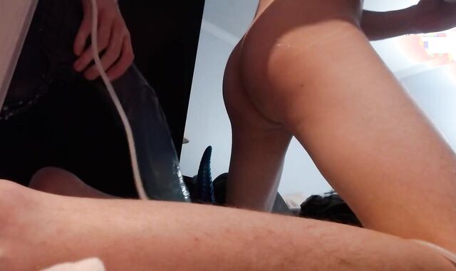 Taking My New XL Horse Fake-Pipe to New Depths