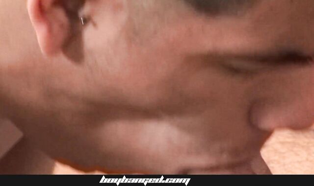 Daddy Feeds His Immense Uncut Cock To Strike Ultra-Cute Brazilian Youngster