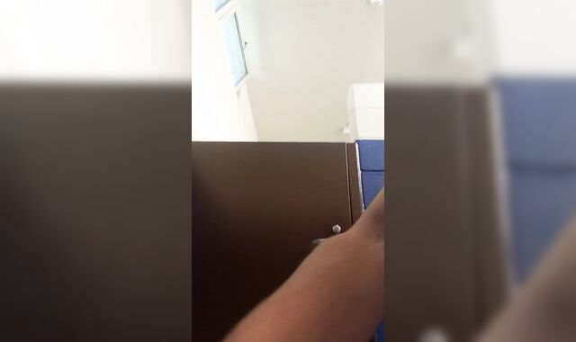 Having fun in batheroom