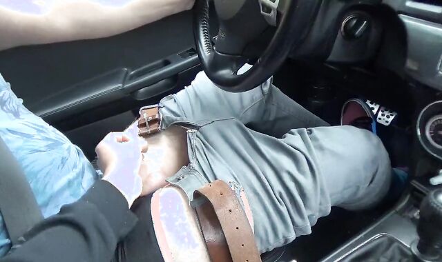 mastrubating in the camper with fat cum load