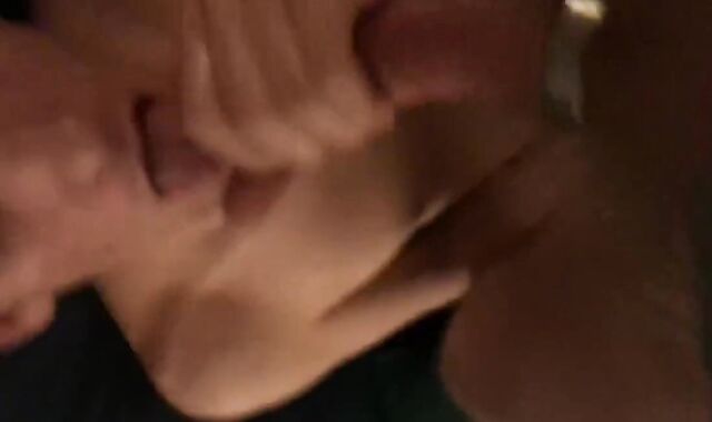 Hetero boy blows a load on my face